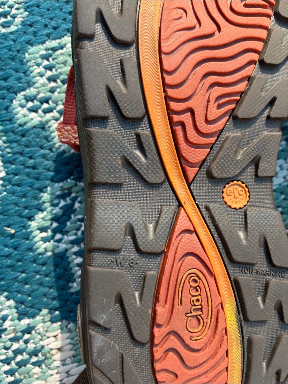 Women’s Chacos in Rust Red - Picture 5 of 15